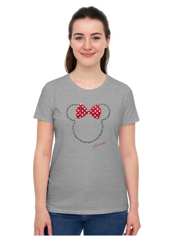 Disney Disney Minnie Mouse T-Shirt Oberteil   Oversize in grau