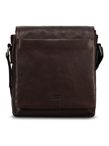 Jost Glasgow Umhängetasche S RFID Schutz Leder 23 cm in brown