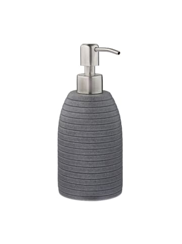 relaxdays 2 x Seifenspender in Grau