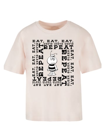 F4NT4STIC Ladies Everyday Tee Die Biene Maja Willi In The Loop in pink