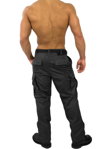 Normani Outdoor Sports Herren Outdoorhose „Trooper“ in Schwarz