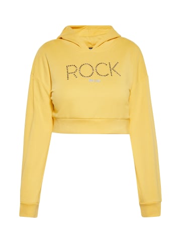 ROCKEASY Damen Hoodie in GELB