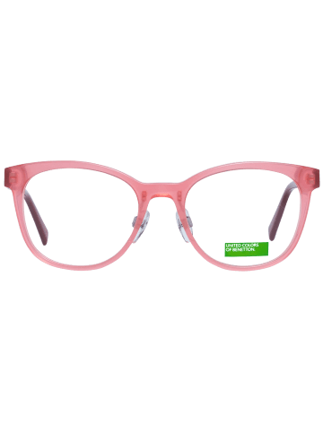Benetton Frauen Optische Fassungen Trapezförmig Rose
