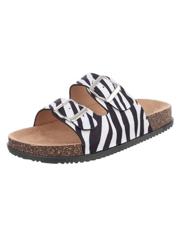 Ital-Design Sandale & Sandalette in Weiß und Schwarz