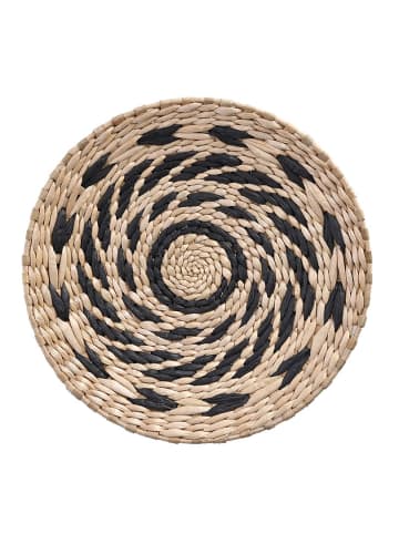 Zeller Tischset, natürliches Material, 1 Stk. in Braun, Ø 30 cm