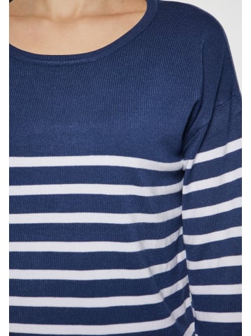 usha BLUE LABEL Damen Pullover in MARINE WEISS
