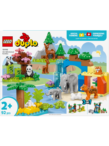 LEGO Wildtier-Familien 3-in-1-Set in Mehrfarbig ab 15 Monate