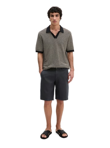 Marc O'Polo Strick-Poloshirt regular in Schwarz