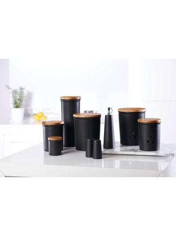 Ritzenhoff & Breker 2er Set Vorratsdosen Jasper 1,6 l schwarz-braun in schwarz-braun