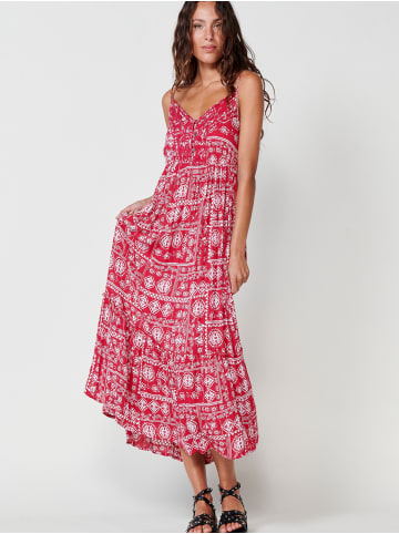 KOROSHI TrÃ¤gerkleid. in rot