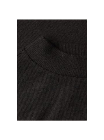 Street One Langarmshirt in black coffee mel.