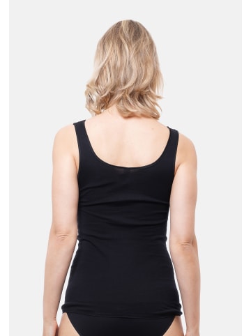 Nina von C. Unterhemd / Top Fine Cotton in Schwarz