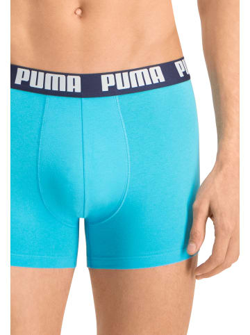 Puma Boxershort 4er Pack in Dunkelblau/Hellblau