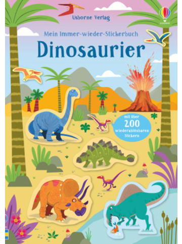 Usborn Papeterie/PBS - Mein Immer-wieder-Stickerbuch: Dinosaurier