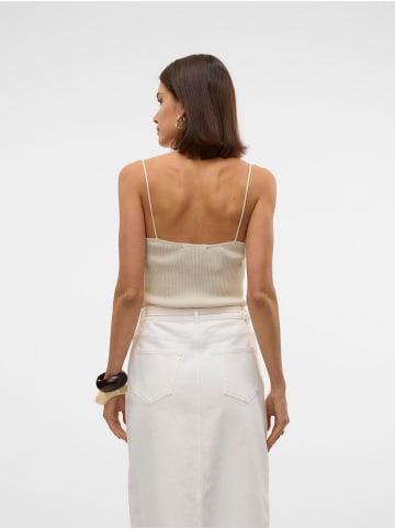 Vero Moda Strickpullover in Bone White