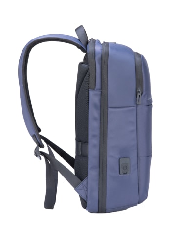 Nautica Business Rucksack Herren 19L Laptopfach 15,6 Zoll in Blau