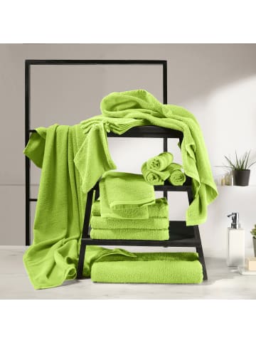 REDBEST Frottier, Leichtfrottier Duschtuch 8er-Pack Oceanside in apfelgrün