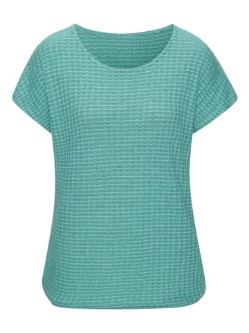 Vivance Kurzarmshirt in mint, creme