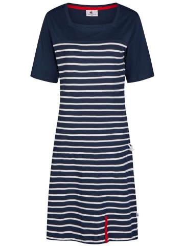 Wind Sportswear Maritimes Strandkleid in navy-weiß