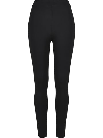 Urban Classics Urban Classics Damen Ladies Flock Lace Stripe Leggings in black