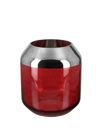 Fink Vase "Smilla" in Rot - H. 20 cm - D. 18 cm