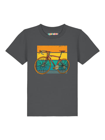 wat? Apparel T-Shirt Retro Bike in Grau