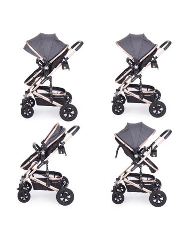 Kikkaboo Kinderwagen 3 in 1 Amaia in grau