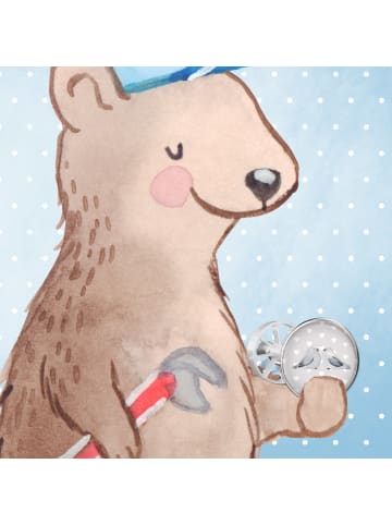 Mr. & Mrs. Panda Abflussstopfen Turteltauben Liebe ohne Spruch in Grau Pastell