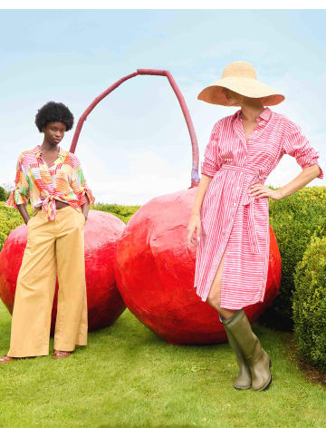 Oilily Dierama Stripe Kleid in Lila