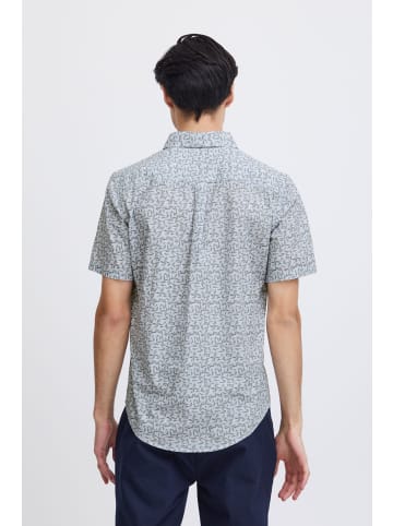 CASUAL FRIDAY Kurzarmhemd CFAnton SS AOP leaves shirt in Blau