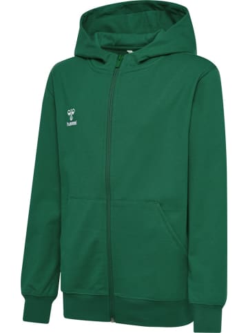 Hummel Kinder Trainingsjacke "Hmlgo 2.0 Zip Hoodie Kids" in Grün