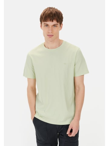 Camel Active Basic T-Shirt aus reiner Baumwolle in Hellgrün