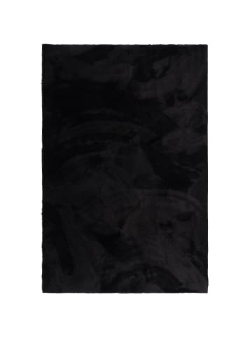 Snapstyle Hochflor-Teppich Livorno in schwarz