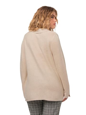 Ulla Popken Pullover in helles champagner