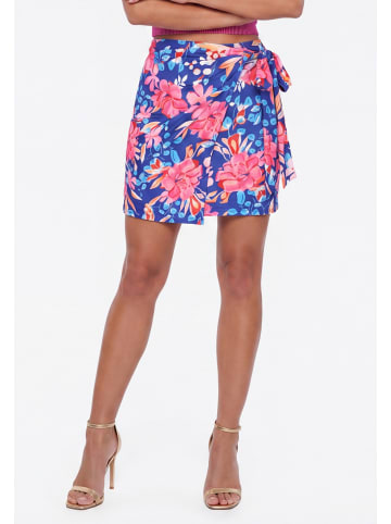 faina Women Skirt in Blue Pink