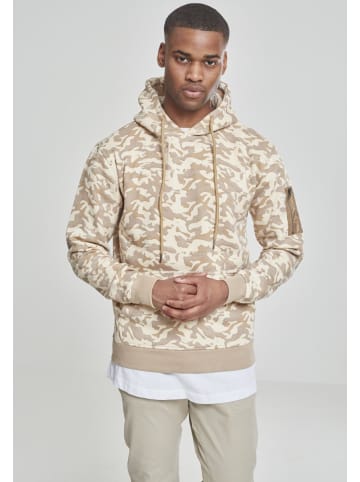 Urban Classics Kapuzenpullover in beige camo