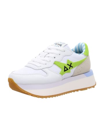 Sun68 Plateau Sneaker in Weiß