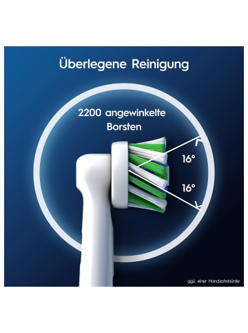 Oral-B Elektr. Zahnbürste "Vitality Pro + 2. Handstück" +20 Bürsten "Pro - CrossAction"