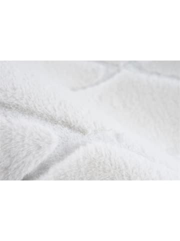 Kayoom Hochflor Teppich Vivica 225 in weiß - rechteckig