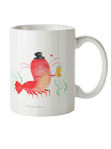 Mr. & Mrs. Panda Tasse Hummer Weizen ohne Spruch in Weiß