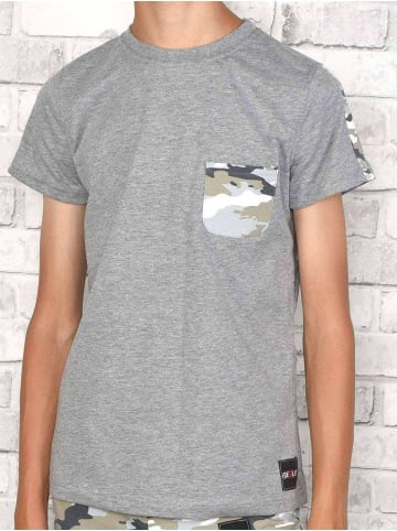 BEZLIT T-Shirt in Grau - Camouflage