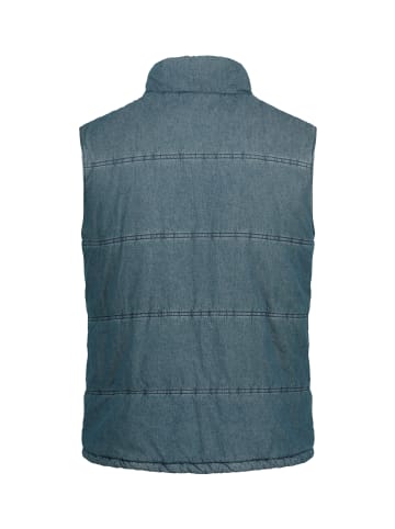 JP1880 Steppweste in blue denim