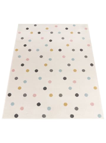 KADIMA DESIGN Kinderteppich Punkte Kinderzimmer in Mehrfarbig