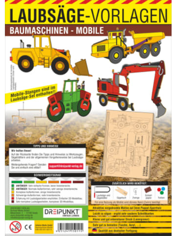 Dreipunkt Verlag Papeterie/PBS - Laubsäge-Vorlagen Baumaschinen - Mobile
