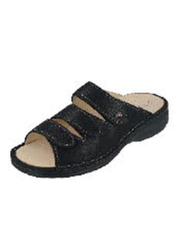 Finn Comfort Pantoletten HELLAS in schwarz/schwarz