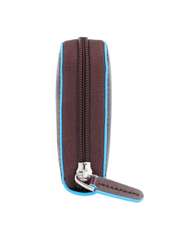 Piquadro Blue Square Geldbörse RFID Leder 19 cm in mahogany