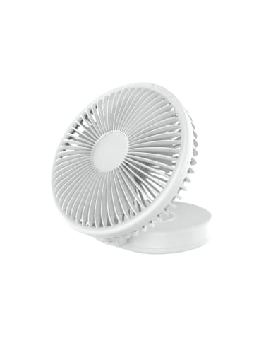 COFI 1453 Platinet Akku Tischventilator 2400 mAh 10W 3 Stufen in Weiß