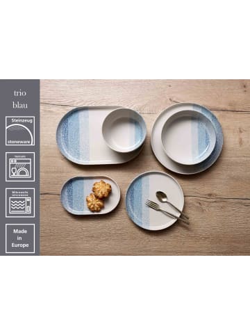 Ritzenhoff & Breker 6er Set Suppenschalen Trio in ø 18,5 cm in Blau