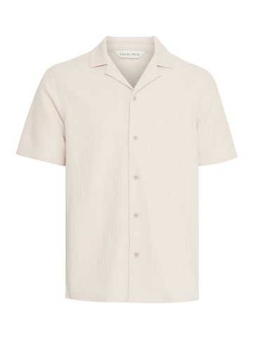 CASUAL FRIDAY Kurzarmhemd CFArcher in Beige