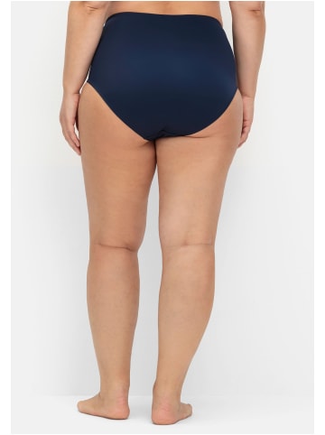 sheego Doppelpack Taillen-Slips in blau+marine